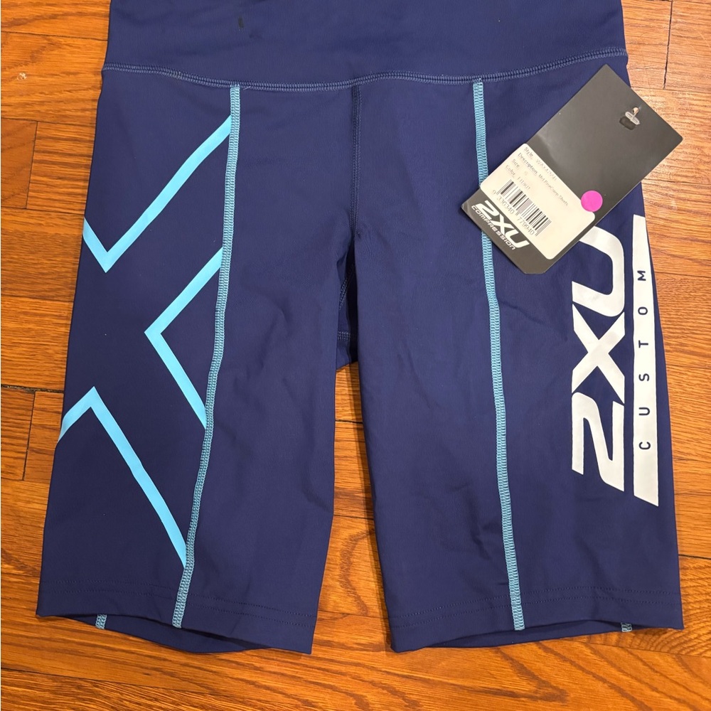 2XU Brand New Blue Compression Shorts size small